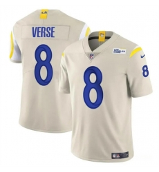 Youth Los Angeles Rams 8 Jared Verse Bone 2024 Draft Vapor Untouchable Stitched Football Jersey