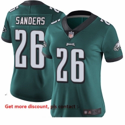 Eagles 26 Miles Sanders Midnight Green Team Color Women Stitched Football Vapor Untouchable Limited Jersey