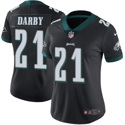 Nike Eagles #21 Ronald Darby Black Alternate Womens Stitched NFL Vapor Untouchable Limited Jersey