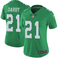 Nike Eagles #21 Ronald Darby Green Womens Stitched NFL Limited Rush Jersey