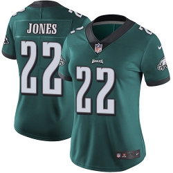 Nike Eagles #22 Sidney Jones Midnight Green Team Color Womens Stitched NFL Vapor Untouchable Limited Jersey