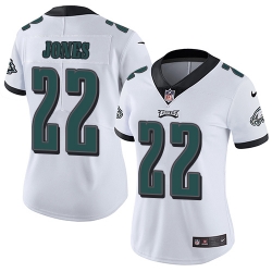 Nike Eagles #22 Sidney Jones White Womens Stitched NFL Vapor Untouchable Limited Jersey