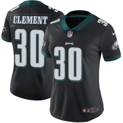 Nike Eagles #30 Corey Clement Black Alternate Womens Stitched NFL Vapor Untouchable Limited Jersey