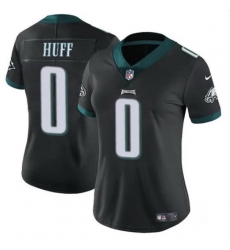 Women Philadelphia Eagles 0 Bryce Huff Black Vapor Untouchable Limited Stitched Football Jersey