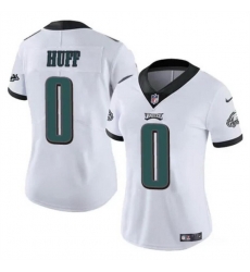 Women Philadelphia Eagles 0 Bryce Huff White Vapor Untouchable Limited Stitched Football Jersey