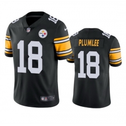 Men Pittsburgh Steelers 18 John Rhys Plumlee Black Alternate Vapor Untouchable Limited Stitched Jersey