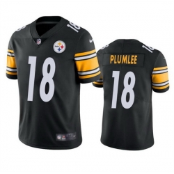 Men Pittsburgh Steelers 18 John Rhys Plumlee Black Vapor Untouchable Limited Stitched Jersey