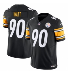 Toddler Pittsburgh Steelers 90 T J Watt Black 2023 F U S E Vapor Untouchable Limited Stitched Jersey