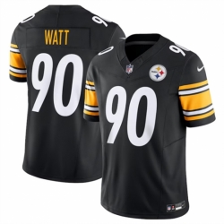 Toddler Pittsburgh Steelers 90 T J Watt Black 2023 F U S E Vapor Untouchable Limited Stitched Jersey