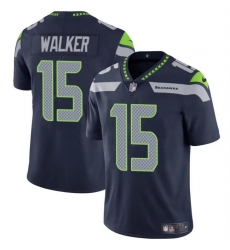 Men Seattle Seahawks 15 P J  Walker Navy Vapor Limited Stitched Football Jersey