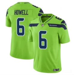 Youth Seattle Seahawks 6 Sam Howell Green Vapor Limited Stitched Football Jersey