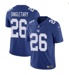Youth New York Giants 26 Devin Singletary Blue Vapor Untouchable Limited Stitched Jersey
