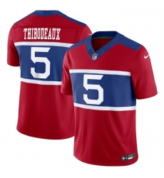 Youth New York Giants 5 Kayvon Thibodeaux Century Red Alternate Vapor F U S E  Limited Stitched Football Jersey