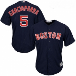 Youth Majestic Boston Red Sox 5 Nomar Garciaparra Authentic Navy Blue Alternate Road Cool Base MLB Jersey