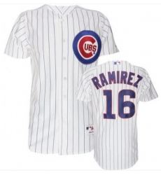 Men Chicago Cubs Aramis Ramirez Home White Stitched MLB Jersey