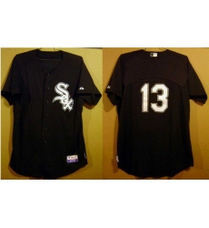 Men Chicago White Sox #13 No Name Black Stitched MLB Jersey