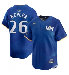 Men Minnesota Twins 26 Max Kepler Royal 2024 City Connect Limited Stitched Baseball Jersey