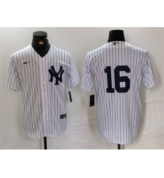 Men New York Yankees 16 Whitey Ford White Cool Base Stitched Baseball Jersey