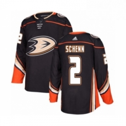 Mens Adidas Anaheim Ducks 2 Luke Schenn Premier Black Home NHL Jersey 