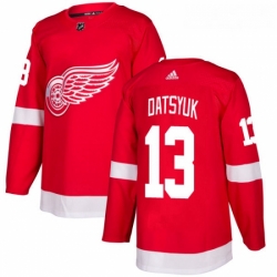 Youth Adidas Detroit Red Wings 13 Pavel Datsyuk Premier Red Home NHL Jersey 