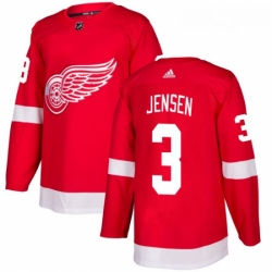 Youth Adidas Detroit Red Wings 3 Nick Jensen Premier Red Home NHL Jersey 
