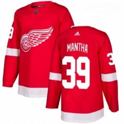 Youth Adidas Detroit Red Wings 39 Anthony Mantha Premier Red Home NHL Jersey 