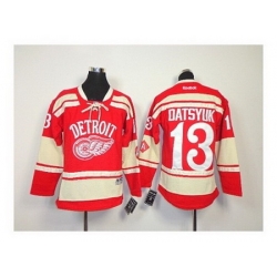 Youth NHL Jerseys Detroit Red Wings #13 datsyuk red[2014 winter classic]