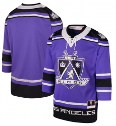 Men Los Angeles Kings Mitchell & Ness Purple 2002 Blue Line Jersey