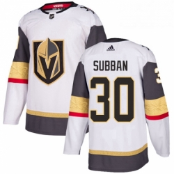 Mens Adidas Vegas Golden Knights 30 Malcolm Subban Authentic White Away NHL Jersey 