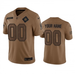 Men Women youth Dallas Cowboys Active Player Custom 2023 Brown Salute To Service Limited Stitched Football Jersey