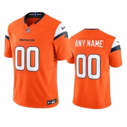Men Women youth Denver Broncos Active Player Custom Orange 2024 F U S E  Vapor Limited Stitched Football Jersey