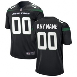 Custom New York Jets Nike Vapor Limited Black Jersey