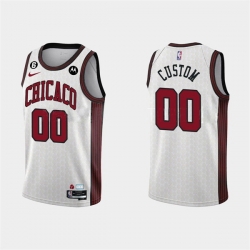 Men Women youth Chicago Bulls Active Player Custom 2022 23 White City Edition Stitched Basketball Jersey