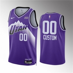Men Women youth Utah Jazz Active Player Custom Purple 2023 City Edition Stitched Basketball Jersey
