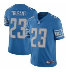 Nike Detroit Lions 23 Desmond Trufant Blue Team Color Men Stitched NFL Vapor Untouchable Limited Jersey