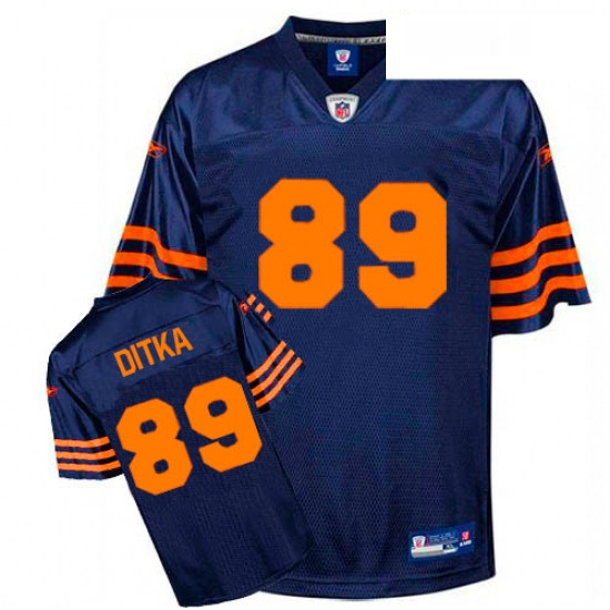 Reebok Chicago Bears 89 Mike Ditka BlueOrange 1940s Premier EQT ...