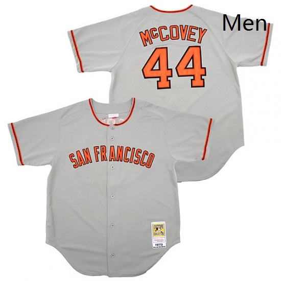 Mens Mitchell and Ness San Francisco Giants 44 Willie McCovey Replica ...