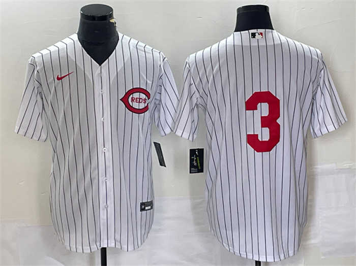 Men Cincinnati Reds 3 Scooter Gennett White Field Of Dreams Stitched ...